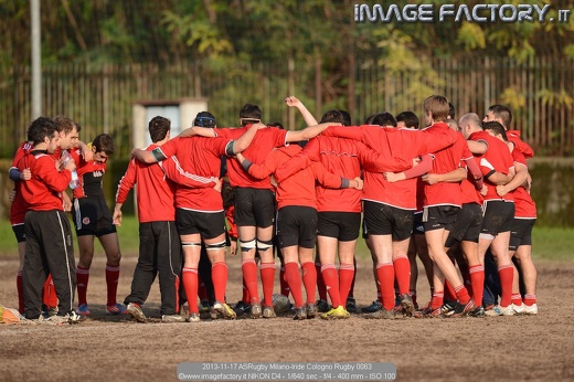 2013-11-17 ASRugby Milano-Iride Cologno Rugby 0063